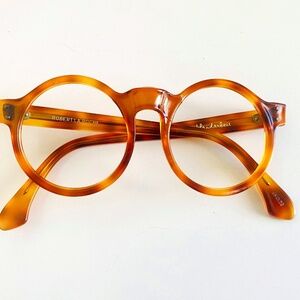 Vintage Robert La Roche Mod 202 Handarbeit Made Italy Orange/Amber Color 45/22